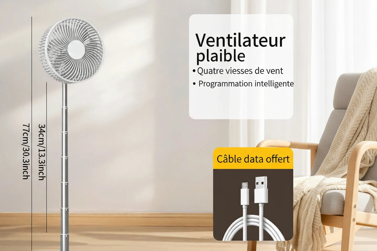 Ventilateur sur Pied